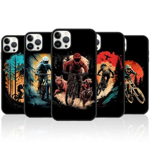 Funda de teléfono TPU para ciclismo de montaña para iPhone Cubierta Ventilador MTB Descenso Bicicleta Amante Regalo - Imagen 1 de 19