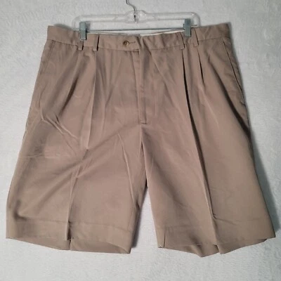 Cutter and Buck Shorts CB DrytecLuxe Men's Golf Shorts Size 40 Khaki - Image 1 of 4