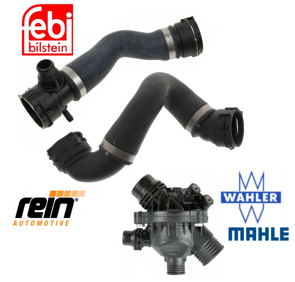 Juego de 3 mangueras de radiador inferior superior termostato OEM para BMW N52 128i 328i Z4 Foto 1 de 1