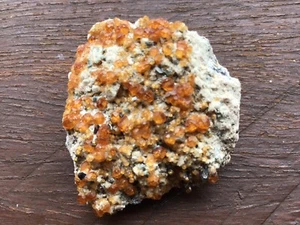 Sparkly Smokey Quartz & Spessatite Garnet Specimen - Picture 1 of 21