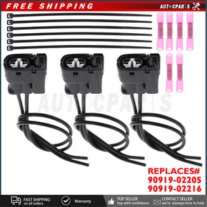 3X Ignition Coil Connector Plug For Lexus IS300 GS300 SC300 Toyota 3.0 HGHS-01 - Picture 1 of 12