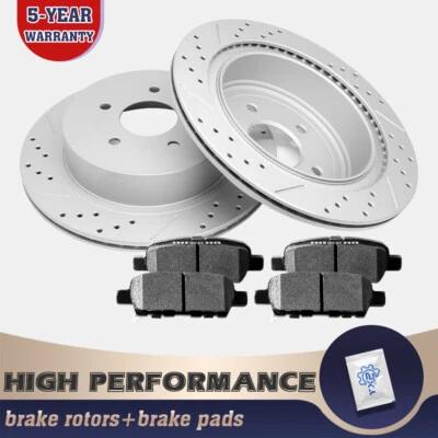 后盘式制动转子和陶瓷垫适用于日产探路者英菲尼迪 FX35 FX37 — 第 1/4 张图片