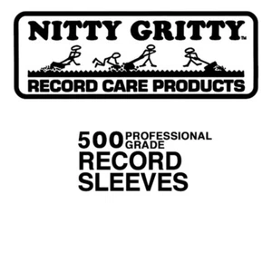 Nitty Gritty Professional Grade 12" Vinyl Record Inner Sleeves (500 Count Pack) - Imagen 1 de 2