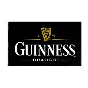 Guinness beer flag 90x150cm or 60x90cm/3x5ft or 2x3ft - Imagen 1 de 4