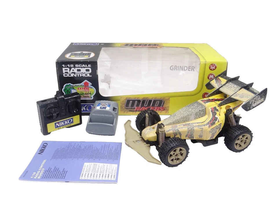 Grinder MUD Racers Auto Buggy Ferngesteuert RC Radio Control Nikko 1:18 OVP - Bild 1 von 4