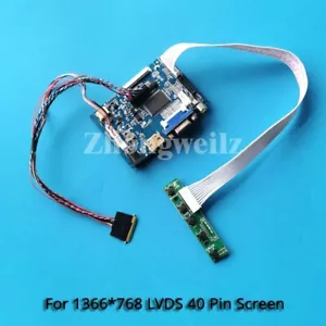 For LP125WH2-TLB1/TLB2 Panel HDMI+VGA+AV 1366x768 40-Pin LVDS Controller Board - Picture 1 of 8