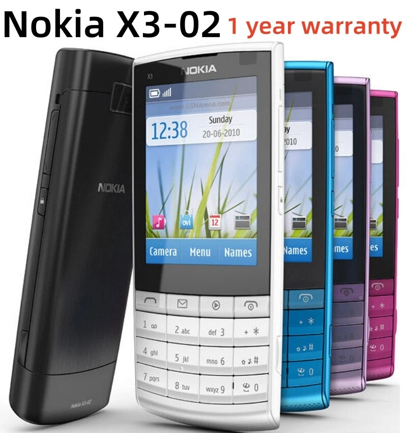 Original Nokia X3-02 Touchscreen GSM WIFI 3G  Unlocked classic Phone  4Colors - Image 1 of 4