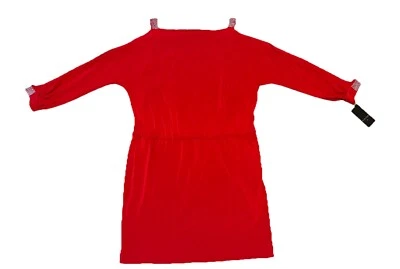 Vestido Frank Lyman Diseño Tomate Tejido 36048 Rojo Gemas Cóctel Mujer 18 Nuevo con Etiquetas Foto 1 de 4