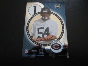 BRIAN URLACHER COREY SIMON 2000 CONTENDERS ROUND NUMBERS DUAL ROOKIE AUTO CARD - Picture 1 of 4