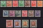 1938 New Zealand King George VI Set Of 17 Good To Fine Used
