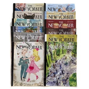 12 2024 New Yorker Magazine Issues • No Subscription Labels - Picture 1 of 3