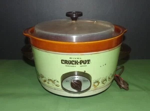 Rival Crock Pot Model 3350 5 Quart Removable Stoneware Slow Cooker Vintage - Picture 1 of 18