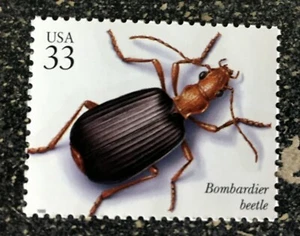 2005USA #3351m 33c Insects & Spiders - Bombardier Beetle Single Stamp Mint - Picture 1 of 1