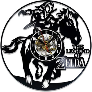 The Legend of Zelda Wall Clock Records Decor Gift Christmas Birthday Holiday Art - Picture 1 of 3