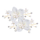 Golden Flower Shoe Clips for Wedding Party Pumps