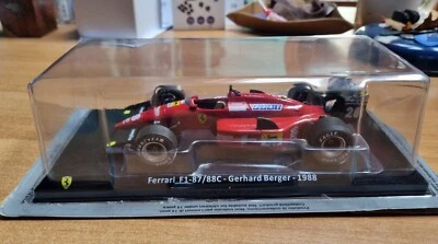 Le grandi Ferrari F1 87-88C Gerhard Berger 1988 - modellino in scala 1/24 - Immagine 1 di 4