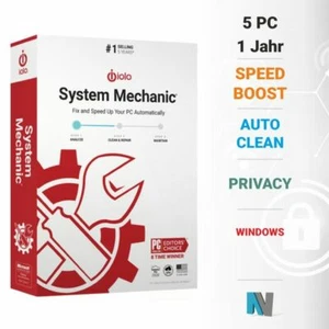 iolo System Mechanic Standard 5 PC 1 Jahr - Photo 1/1