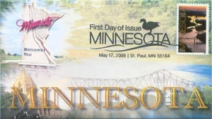 Minnesota Statehood Ersttagsbrief Typ 2 - Bild 1 von 2