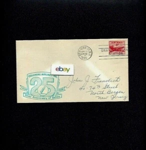 COLONIAL AIRLINES SILBER JUBILÄUM DER SICHERHEIT 25 JAHRE 1930-1955 BRIEF - Bild 1 von 1