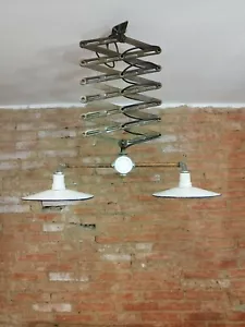 KE1375 Doppelschirm Decken Scherenlampe Fabrik Loft Industry - Bild 1 von 10