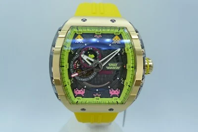 CORREA DE GOMA NUBEO SPACE INVADERS 50M AUTOMÁTICA 48MM NUEVA AGOTADA LIMITADA 150 Foto 1 de 4