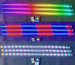 3pcs 3FT Quad Row Strip Symphony For Polaris Slingshot Car Truck Off-Road Lights - Picture 1 of 17