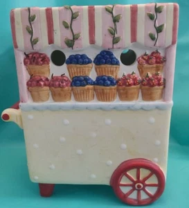 Yankee Candle Ceramic Fruit Cart Tea light Tart Warmer Summer Fruit - Picture 1 of 7