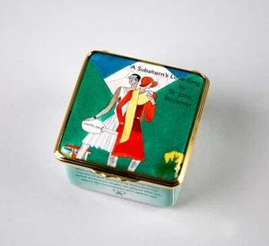 Halcyon Days Sir John Betjeman Enamel Box Limited Edition #58/100 England - Picture 1 of 11