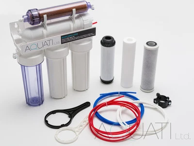 Aquati 5 Stage RO DI resin reverse osmosis water filter system 50/75/100/150GPD - Image 1 of 4