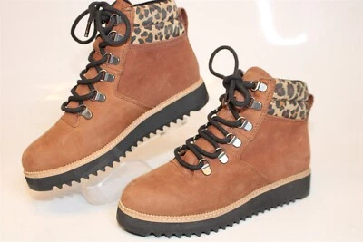 Toms NUEVO Mojave Mujer 6 Ámbar Oscuro Nubuck Gamuza Marrón Botines Foto 1 de 4