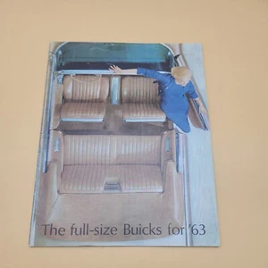 1963 Buick Brochure Electra 225 Wildcat LeSabre Estate Wagon Excellent Original - Picture 1 of 2