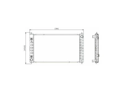 Radiador Denso 68592QNFC 2008 2012 2010 2011 2013 para Nissan Altima 2007-2018 Foto 1 de 2