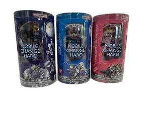 GUNDAM MOBILE CHANGE HARO FIGURE LOT of 3. Wing Gundam Zero- Rx-78-2- Unicorn - Picture 1 of 4