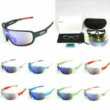 POC Cycling Biker Glasses Sunglasses UV400 Polarized Glasses W/ 5pc Replace Lens