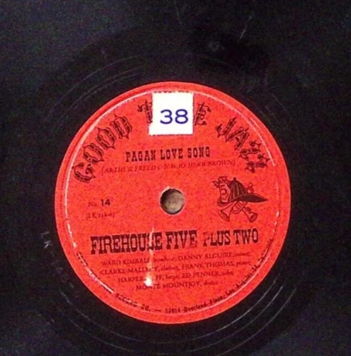 FIREHOUSE FIVE PLUS TWO PAGAN LOVE SONG/YES SIR! THATS MY BABY 78 RPM 270 Foto 1 de 3