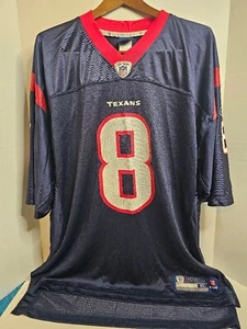 Houston Texans Matt Schaub # 8 Jersey NFL Player Equipment OnField Gear XL Navy - Picture 1 of 9