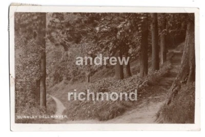 Dunsley Dell Kinver Posted 1914 Vintage Real Photo Postcard Staffordshire - Image 1 of 2