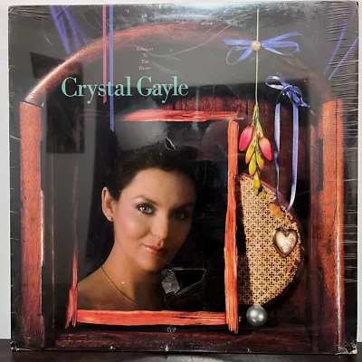 CRYSTAL GAYLE - Straight To The Heart (1986) - 12" Vinyl Record LP - SEALED - Image 1 of 2