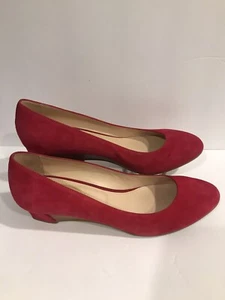 Tod's Damengröße 38 EUR 8 US Wildleder Keilabsatz Pumps runde Spitze rosa - Bild 1 von 10