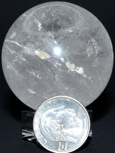 AAA Brazilian Quartz Sphere / 1.96" (49.78 mm) / 6.00 oz (170.09 gr) 3215 - Picture 1 of 15