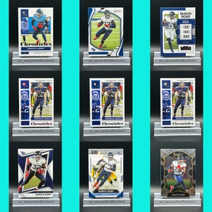Lote de 9 tarjetas de fútbol americano Derrick Henry Tennessee Titans Panini Select Chronicles - Imagen 1 de 12