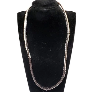 Lulu Dharma Necklace Twine Marble Bead 20" Signed Jewelry - Picture 1 of 6