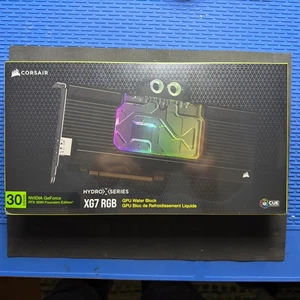 Corsair RTX 3090 FE Hydro X Series XG7 RGB GPU Water Block CX-9020012-WW - Foto 1 di 5