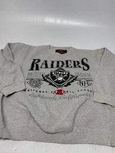 VTG Pullover Raiders Western Division National Football League 1995 Sz M Men A37 - Picture 1 of 9