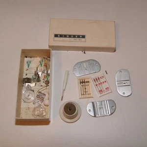 Vintage Box of Singer 744 / 764 Sewing Machine Attachments - Picture 1 of 4