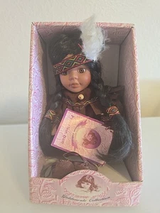 Goldenvale Collection - Malisa Porcelain Indian Doll #120265 NIB Vintage - Picture 1 of 12