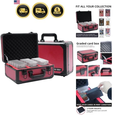Trading Card Storage Box PSA Card Holder Case for Graded Sports Cards - Image 1 of 4