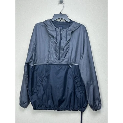 VTG GAP Anorak Packable Men's Windbreaker Jacket Pullover Hooded Nylon L - Image 1 of 4