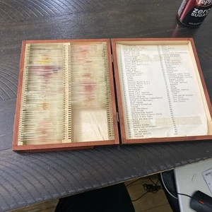 Vintage Microscope Slides Human Body 84 Slides - Picture 1 of 6