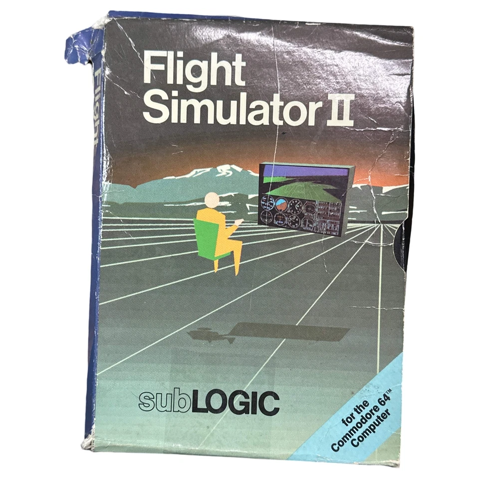 Flight Simulator II - Commodore 64/128 - Image 1 of 1